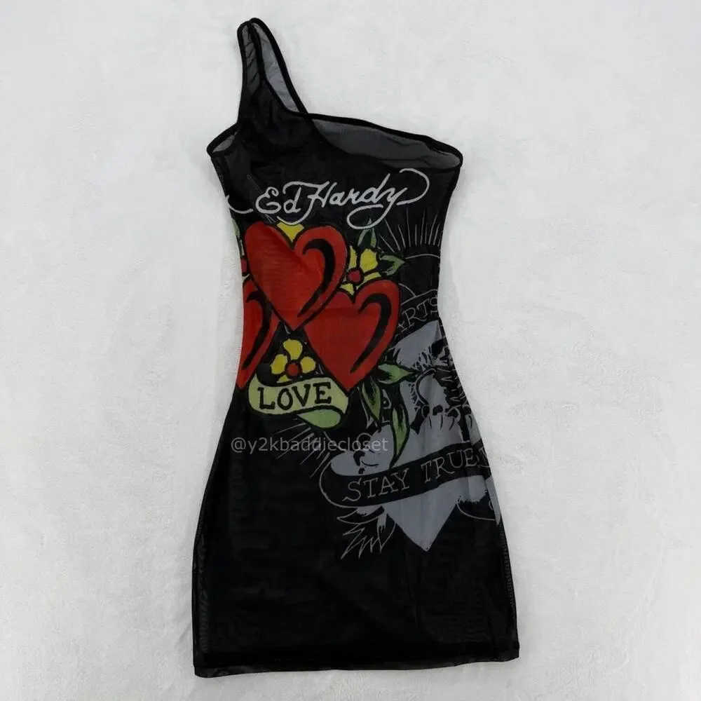 Ed Hardy Dress (Size XS) - Picture 1 of 6